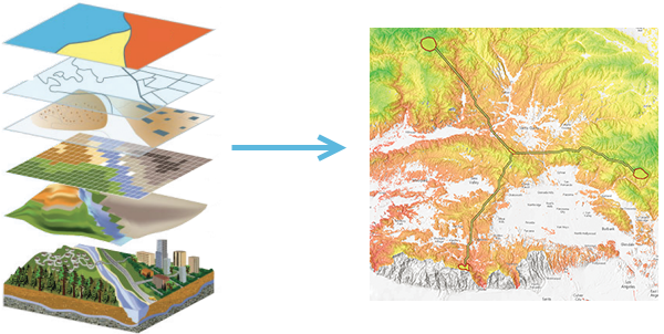 Layer stacking is a foundational concept of spatial analysis