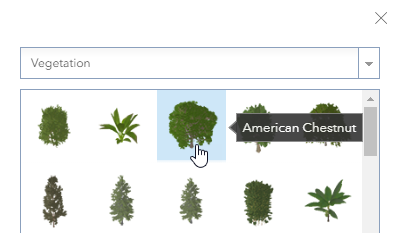 Change to American Chestnut tree symbol