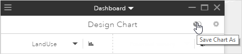 Create Chart button on the dashboard