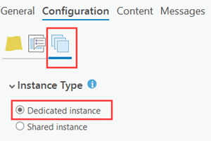 Feature layers that have Version Management enabled must use a dedicated instance in the ArcGIS Server site.